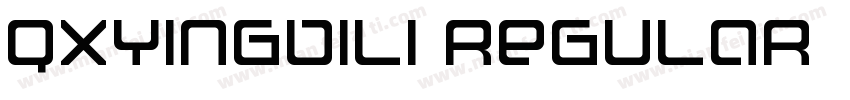 QXyingbili Regular字体转换